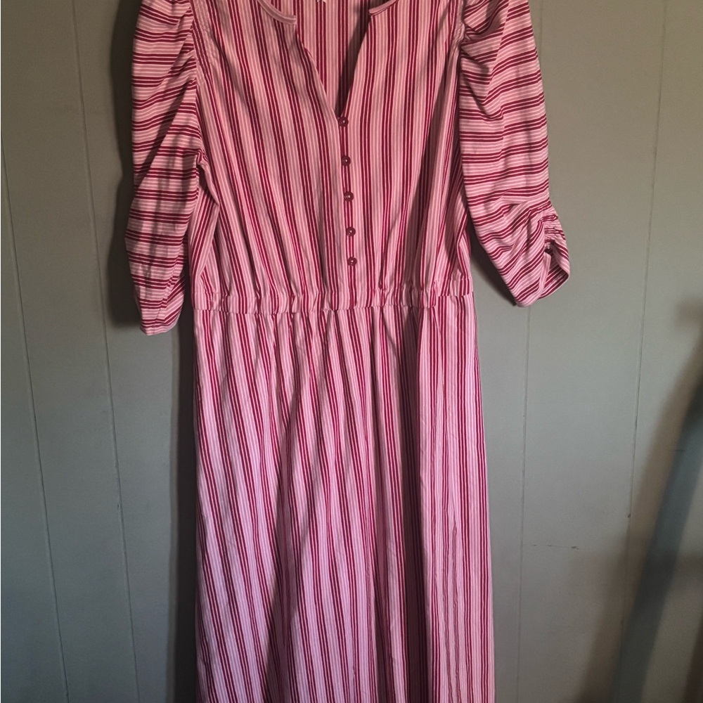 Matilda Jane Red and White Striped Top